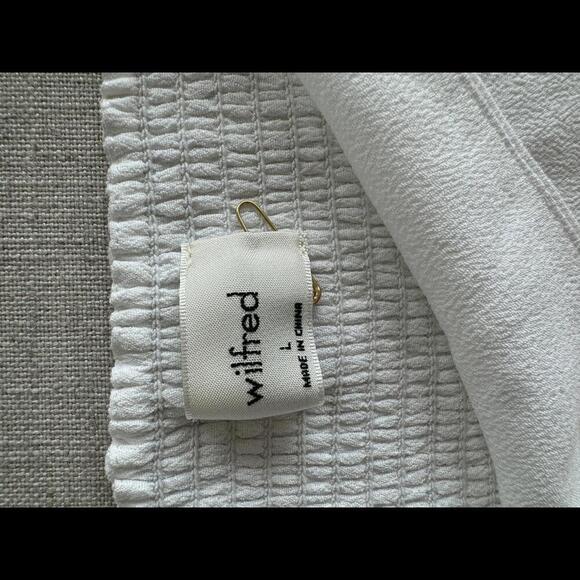 Aritzia Wilfred Basel Bustier Tank Top Spaghetti Strap in White Size Large - Picture 8 of 8